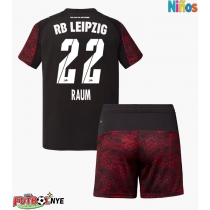 Camiseta RB Leipzig David Raum #22 Tercera Equipación para niños 2025-26 manga corta (+ pantalones cortos)